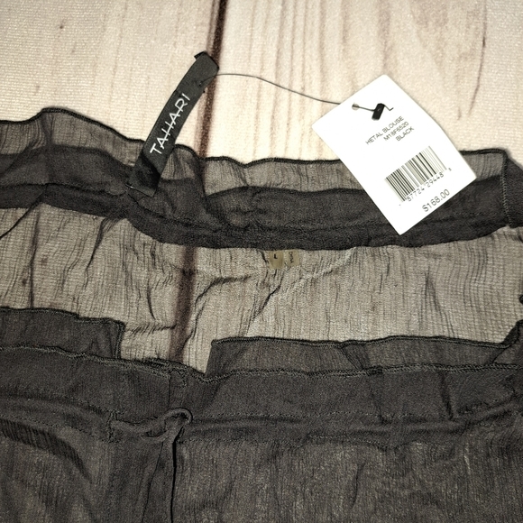 Tahari Silk Top Size Large - Picture 3 of 14